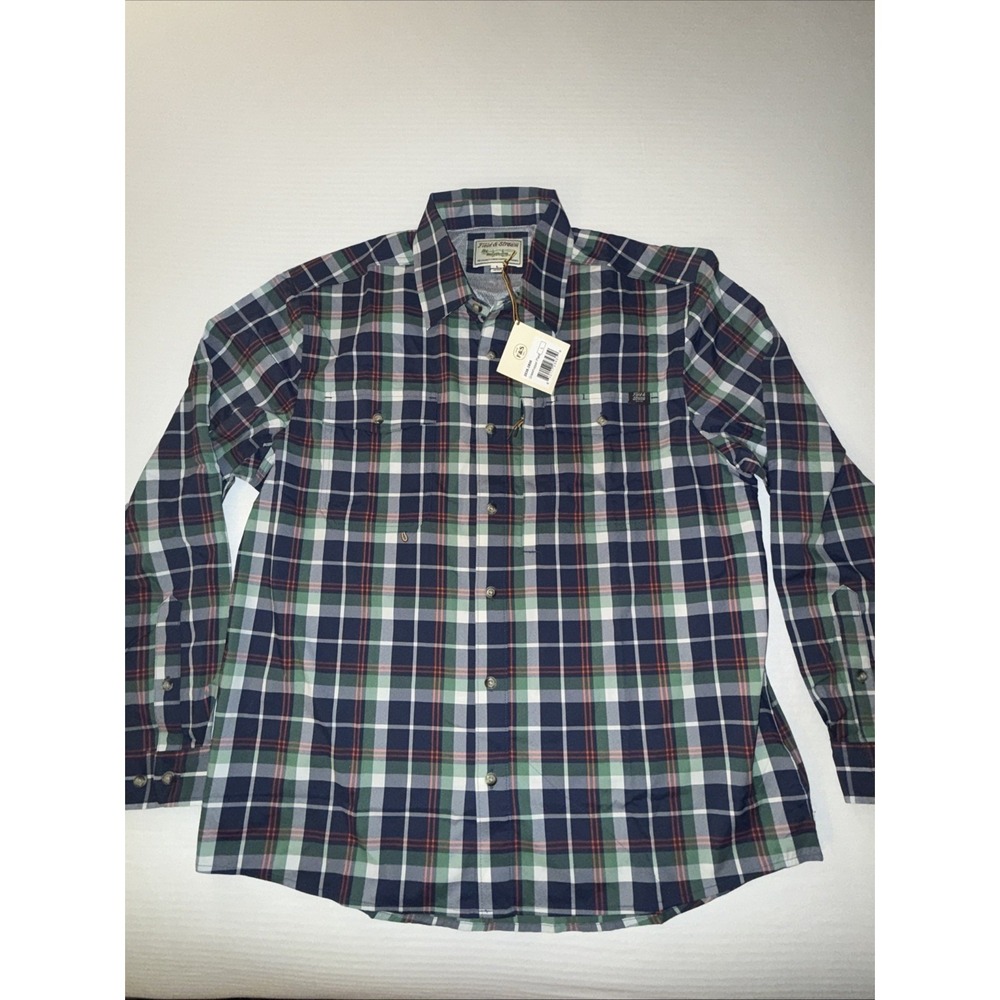 Field And Stream Nylon Light Weight Long Sleeve Men's LG Fishing Button Up Shirt
